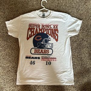 1986 Chicago Bears Super Bowl Vintage T-Shirt
